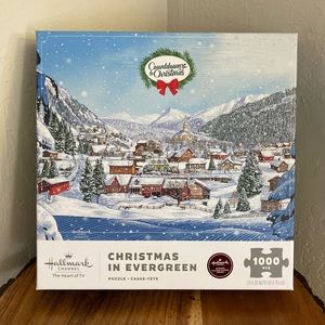 🎄Hallmark Channel Christmas in Evergreen 1000-Piece Puzzle🎄